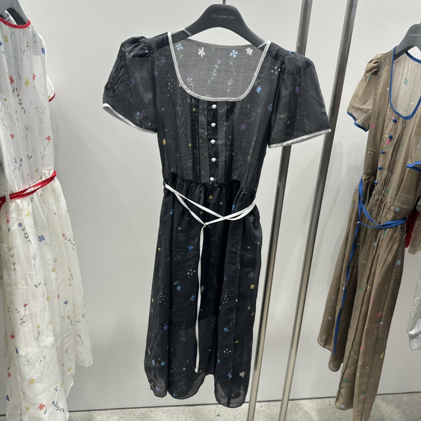 TARABY MOTION韓國直郵㊣女裝新款真品人氣時尚連衣裙含腰帶TARABY MOTION連衣裙圖色2