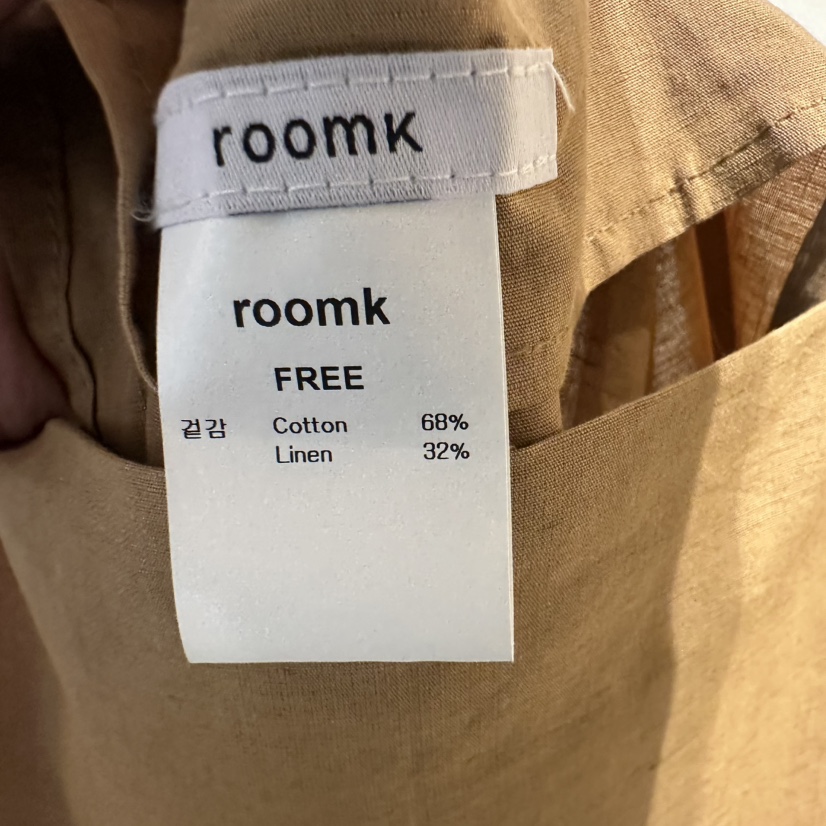 ROOM K-P東大門㊣直郵女裝新款人氣25春夏熱賣時尚連衣裙ROOM K連衣裙