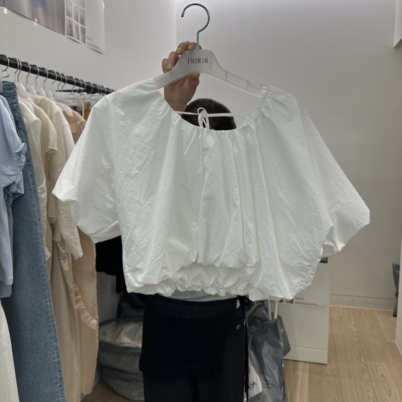 REIRAI東大門㊣直郵女裝新品時尚真品25春夏職業襯衫蕾絲衫Reirai襯衫/蕾絲衫