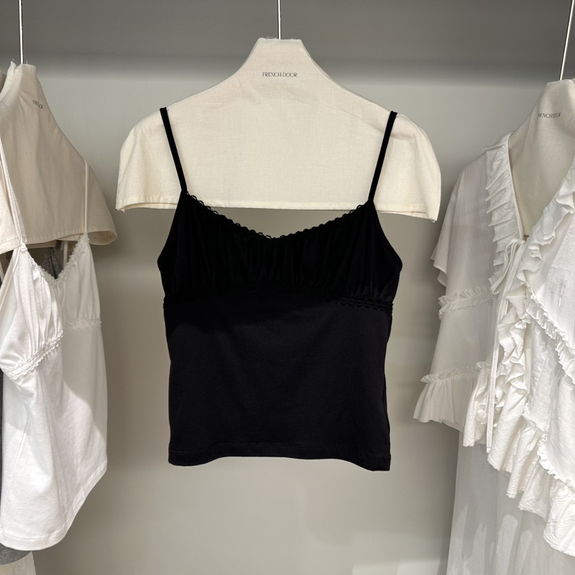FRENCH DOOR韓國代購㊣女裝新品25春夏人氣休閑熱賣吊帶背心FRENCH DOOR吊帶/背心圖色3