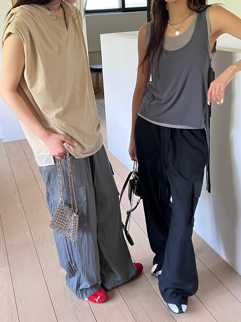 SPECIAL東大門㊣直郵女士新品推薦25春夏時尚吊帶背心兩件套SPECIAL吊帶/背心