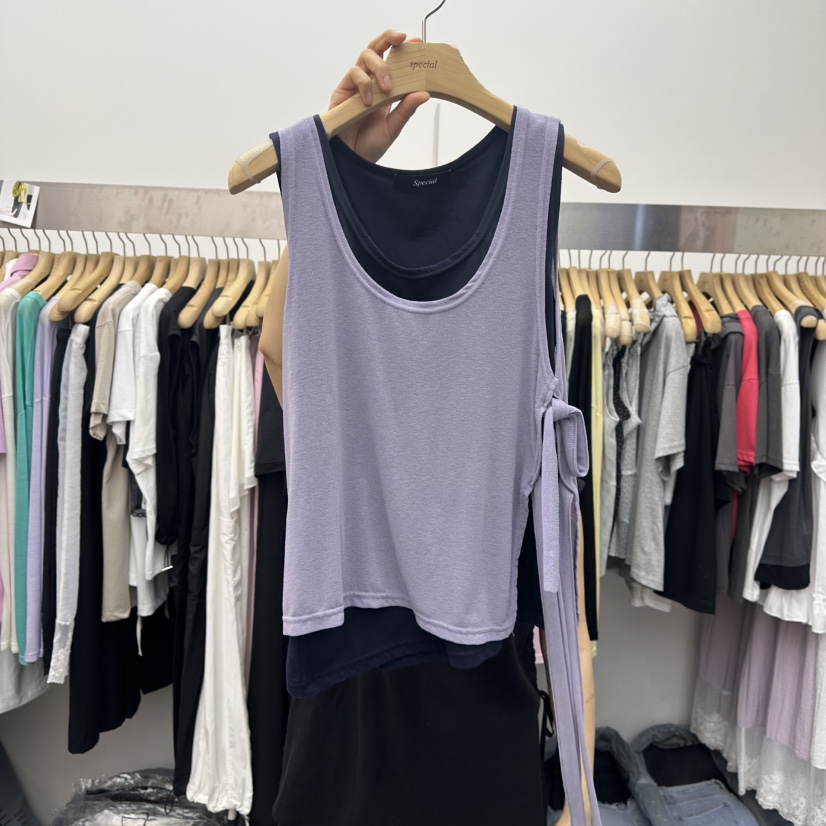 SPECIAL東大門㊣直郵女士新品推薦25春夏時尚吊帶背心兩件套SPECIAL吊帶/背心圖色6