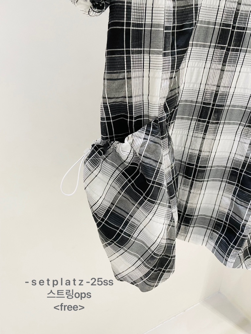 SETPLATZ韓國代購㊣女士新品職業人氣熱賣休閑真品25春夏連衣裙PLATZCLASSIC連衣裙