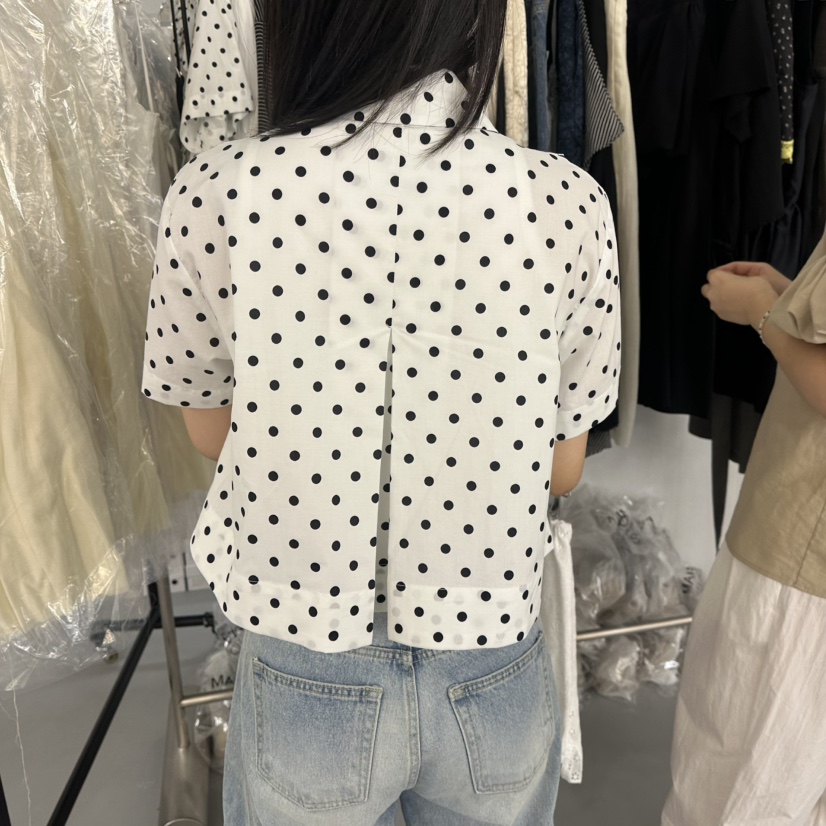 DOUBLE STANDARD/LE SMOKING/MAISONSTAFF東大門㊣實拍女裝新款職業襯衫蕾絲衫MAISONSTAFF襯衫/蕾絲衫