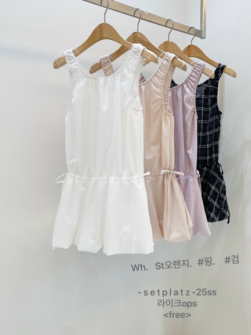 SETPLATZ東大門㊣實拍女裝新品推薦休閑人氣時尚25春夏連衣裙PLATZCLASSIC連衣裙
