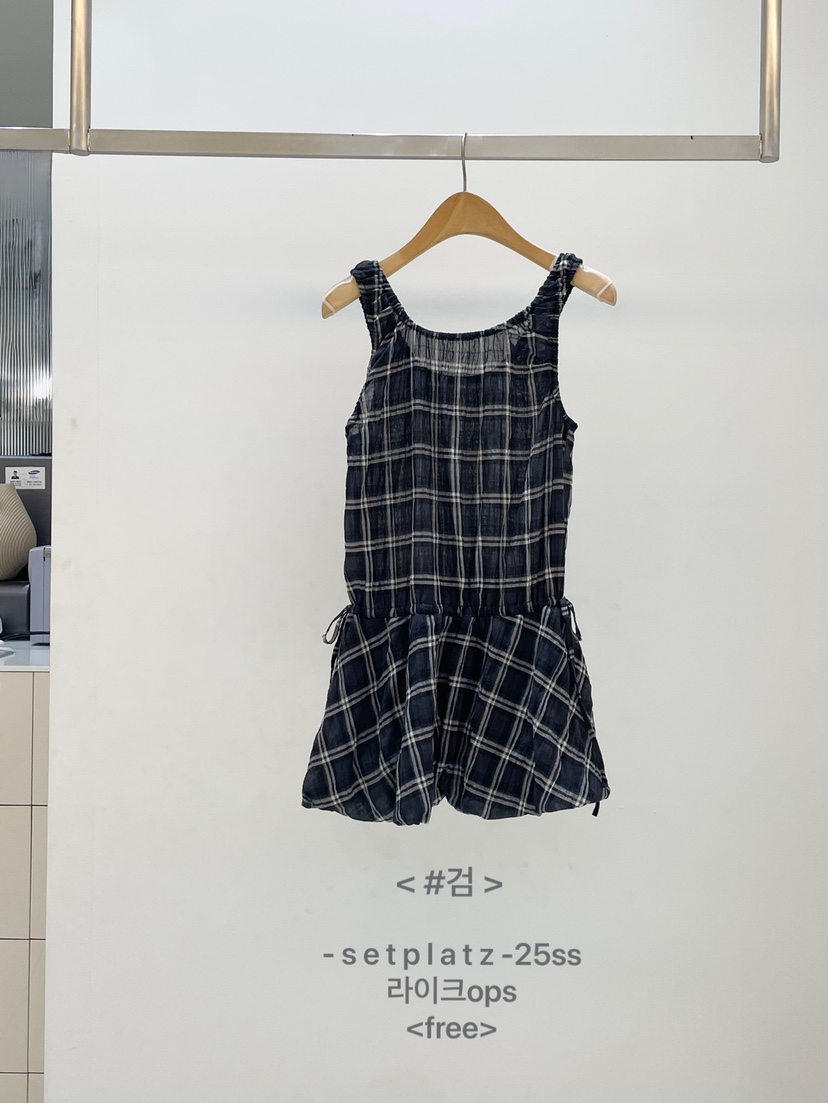 SETPLATZ東大門㊣實拍女裝新品推薦休閑人氣時尚25春夏連衣裙PLATZCLASSIC連衣裙圖色4