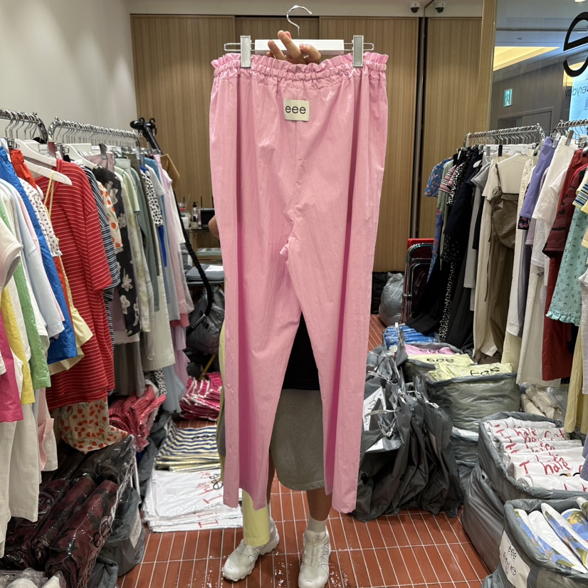 E/E/E東大門㊣直郵女裝新款熱賣人氣25春夏職業休閑休閑褲E/E/E休閑褲