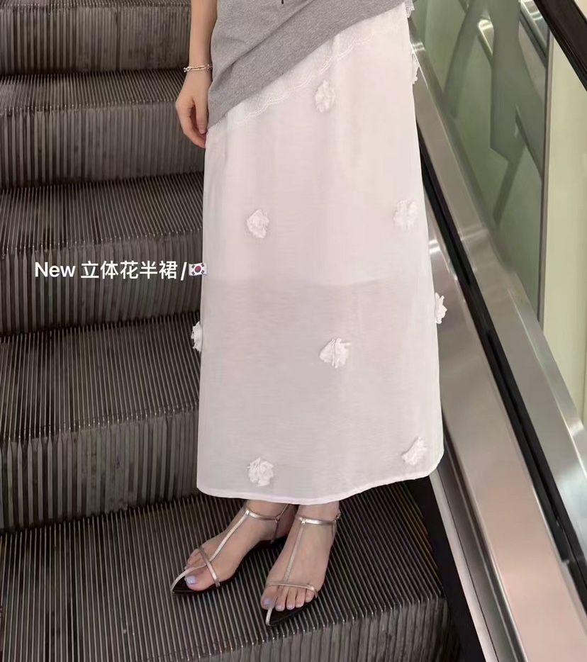 SPECIAL韓國代購㊣女士新品25春夏推薦職業休閑時尚人氣長裙SPECIAL長裙