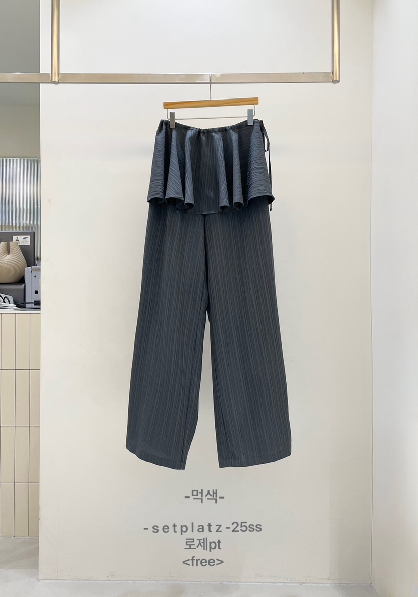 SETPLATZ韓國直郵㊣女裝新品休閑25春夏職業真品時尚熱賣裙褲PLATZCLASSIC裙褲圖色3