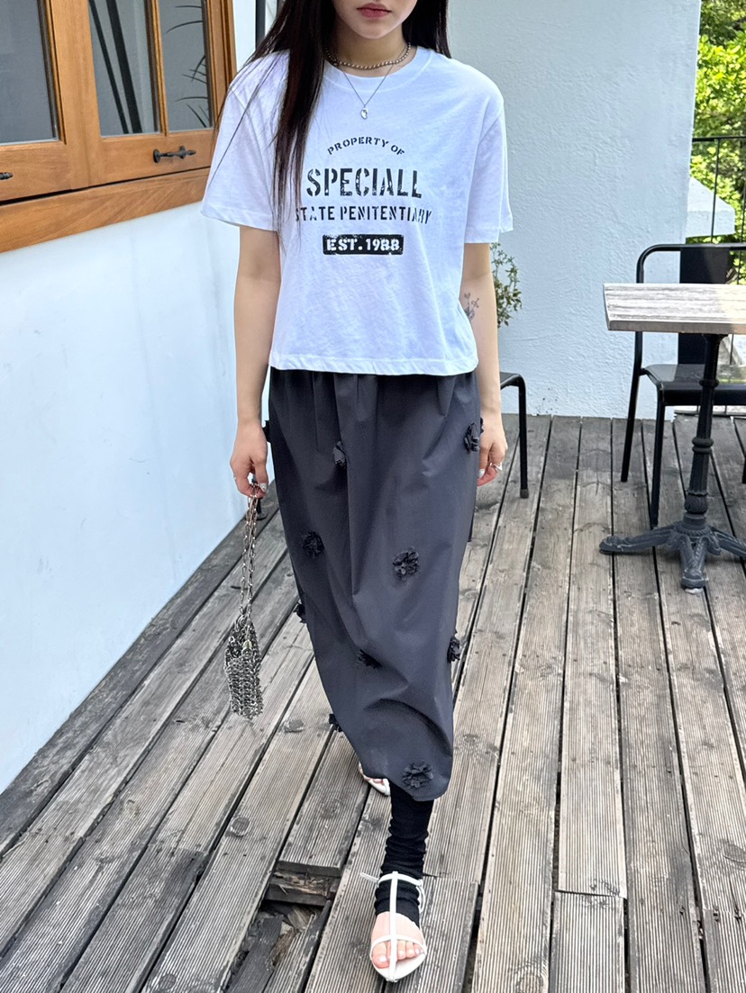 SPECIAL東大門㊣直郵女裝新款熱賣25春夏職業人氣T恤亞麻布SPECIALT恤