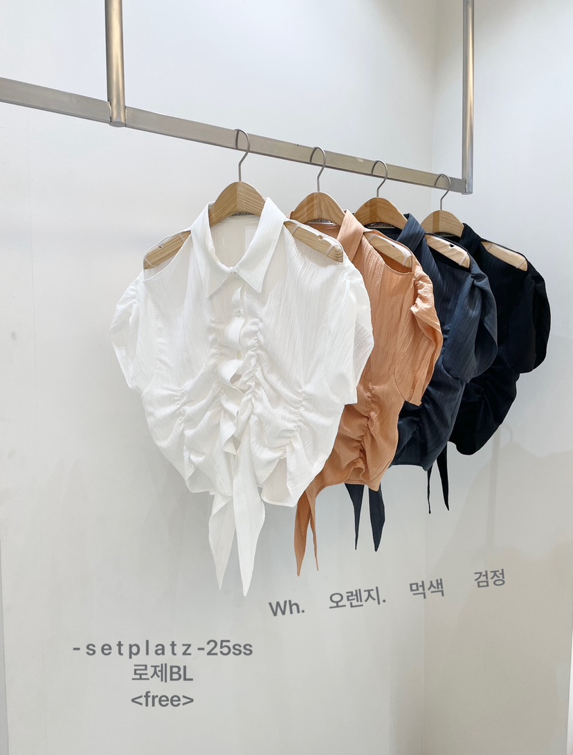 SETPLATZ韓國代購㊣女士新款熱賣真品人氣25春夏襯衫蕾絲衫PLATZCLASSIC襯衫/蕾絲衫