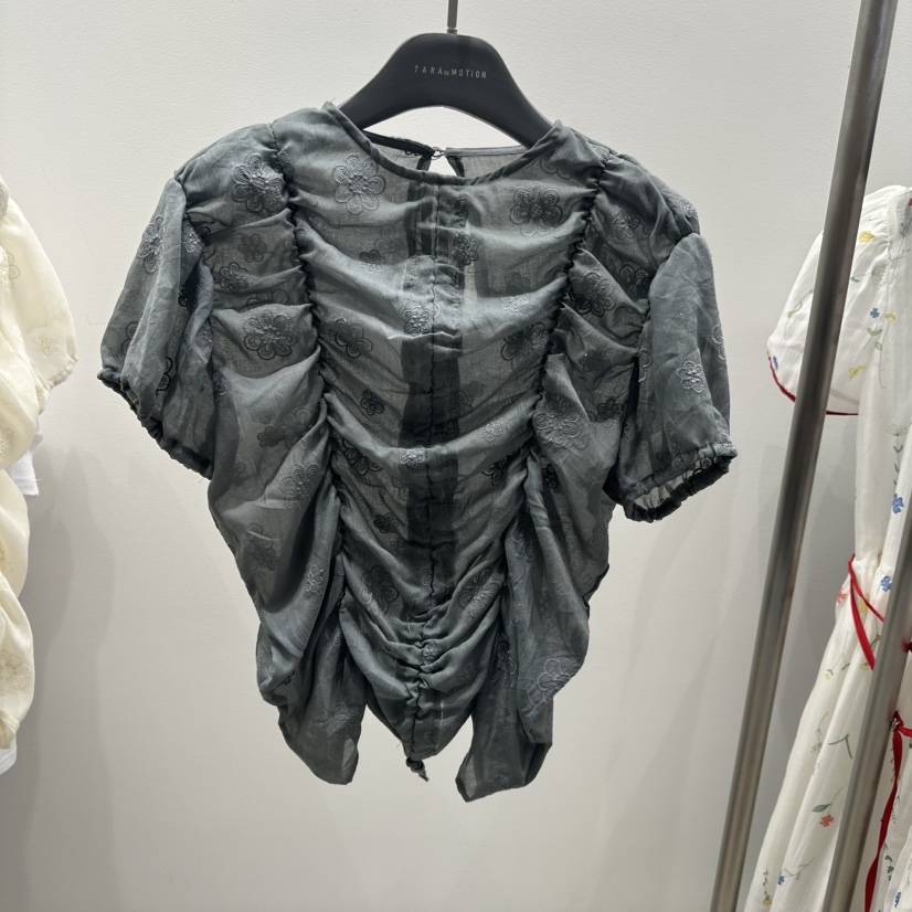TARABY MOTION韓國直郵㊣女裝新款推薦時尚職業襯衫蕾絲衫TARABY MOTION襯衫/蕾絲衫圖色2
