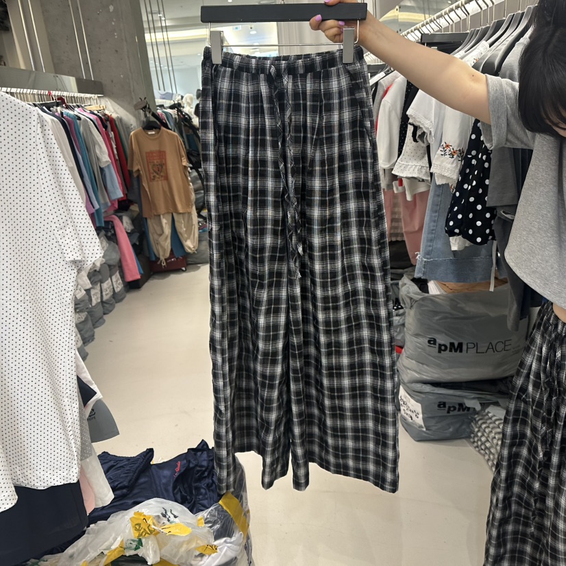 ARTE STUDIO東大門㊣直郵女裝新款休閑人氣職業休閑褲格紋ARTE STUDIO休閑褲