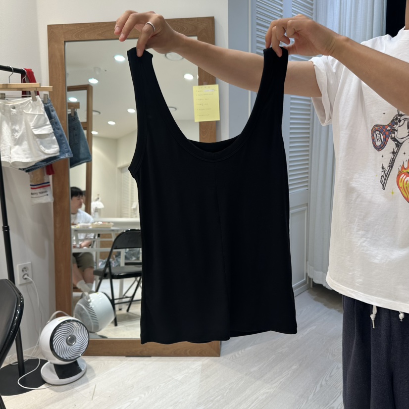 COPINER東大門㊣直郵女裝新款職業熱賣推薦休閑25春夏吊帶背心COPINER吊帶/背心圖色4