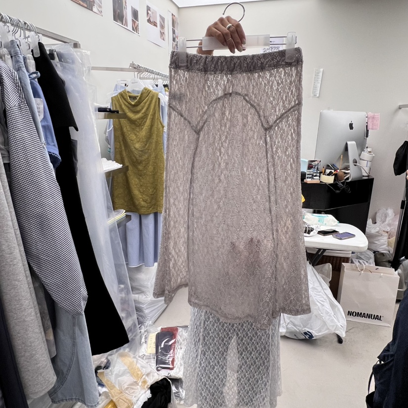SOLD OUT韓國代購㊣女士新款職業25春夏熱賣休閑半身裙中短裙SOLD OUT半身裙/中短裙