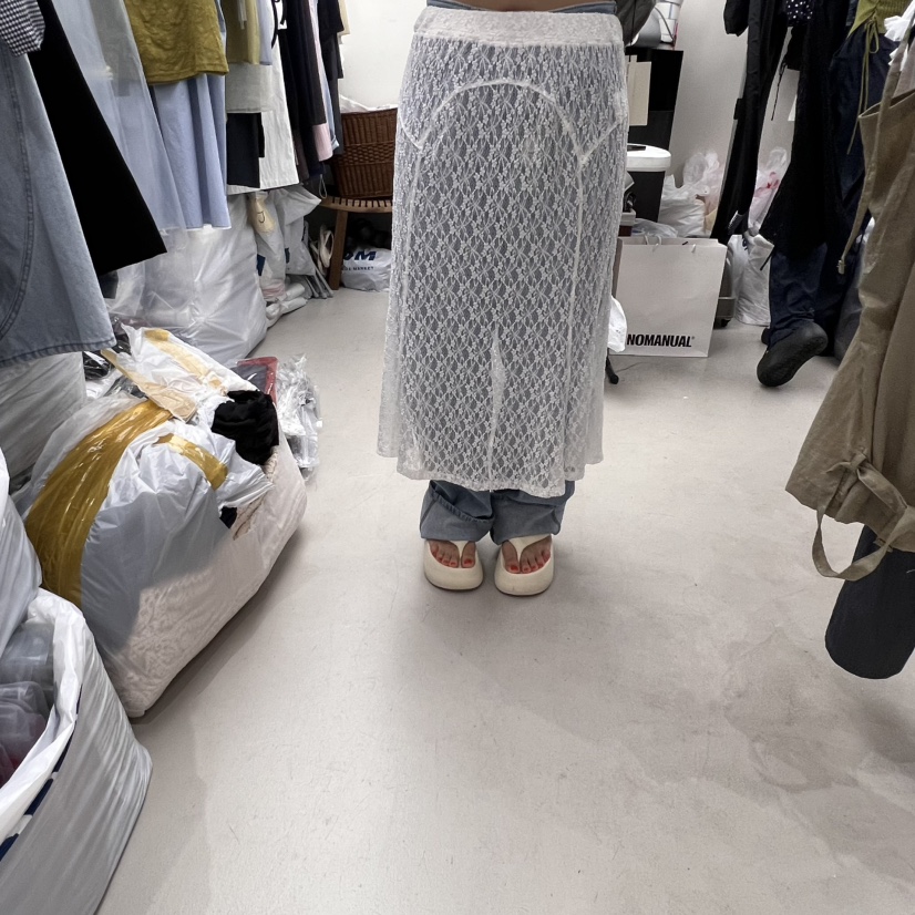 SOLD OUT韓國代購㊣女士新款職業25春夏熱賣休閑半身裙中短裙SOLD OUT半身裙/中短裙