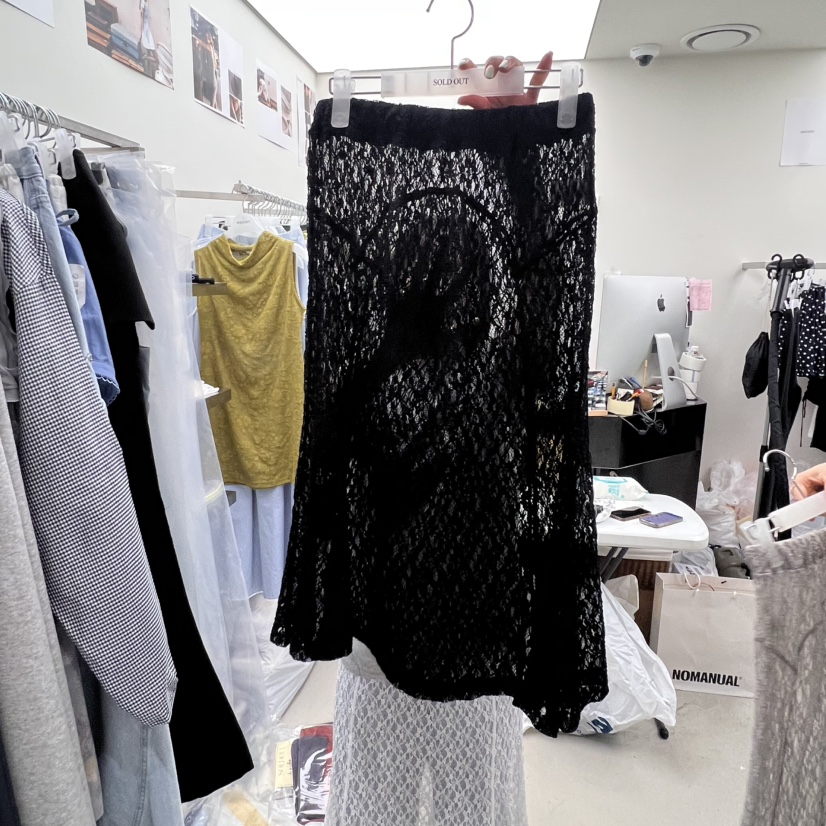 SOLD OUT韓國代購㊣女士新款職業25春夏熱賣休閑半身裙中短裙SOLD OUT半身裙/中短裙圖色2