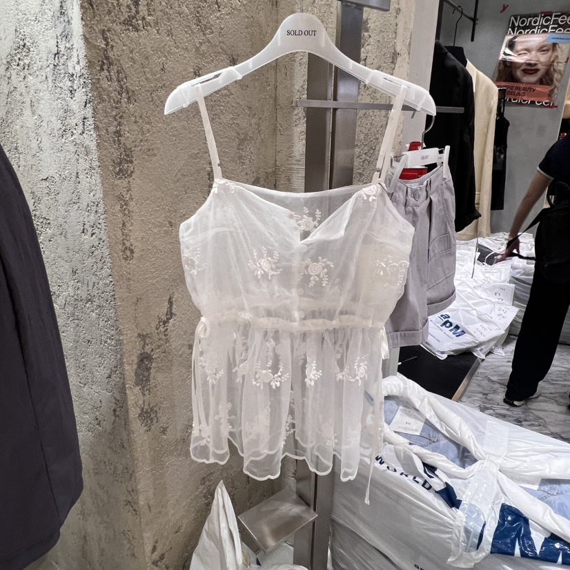 SOLD OUT東大門㊣實拍女士新品推薦真品時尚人氣職業吊帶背心SOLD OUT吊帶/背心