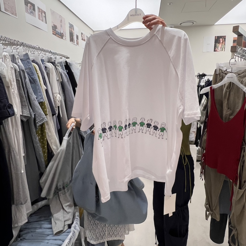 SOLD OUT東大門㊣代購女裝新品真品人氣25春夏熱賣職業T恤SOLD OUTT恤圖色2