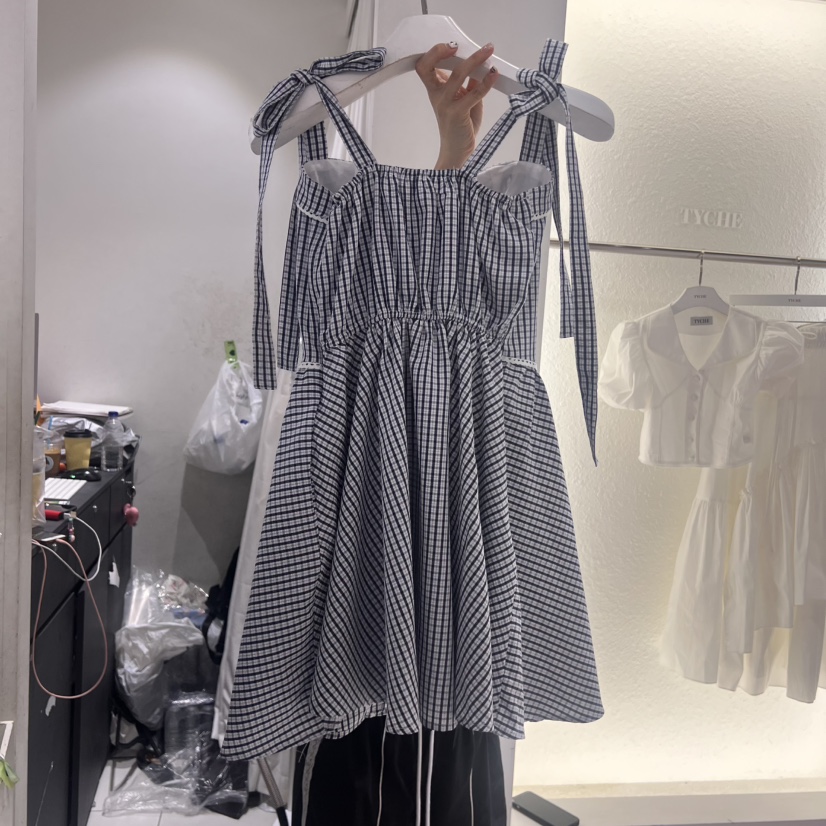 TYCHE韓國直郵㊣女裝新品25春夏熱賣推薦人氣吊帶背心蝴蝶結TYCHE吊帶/背心