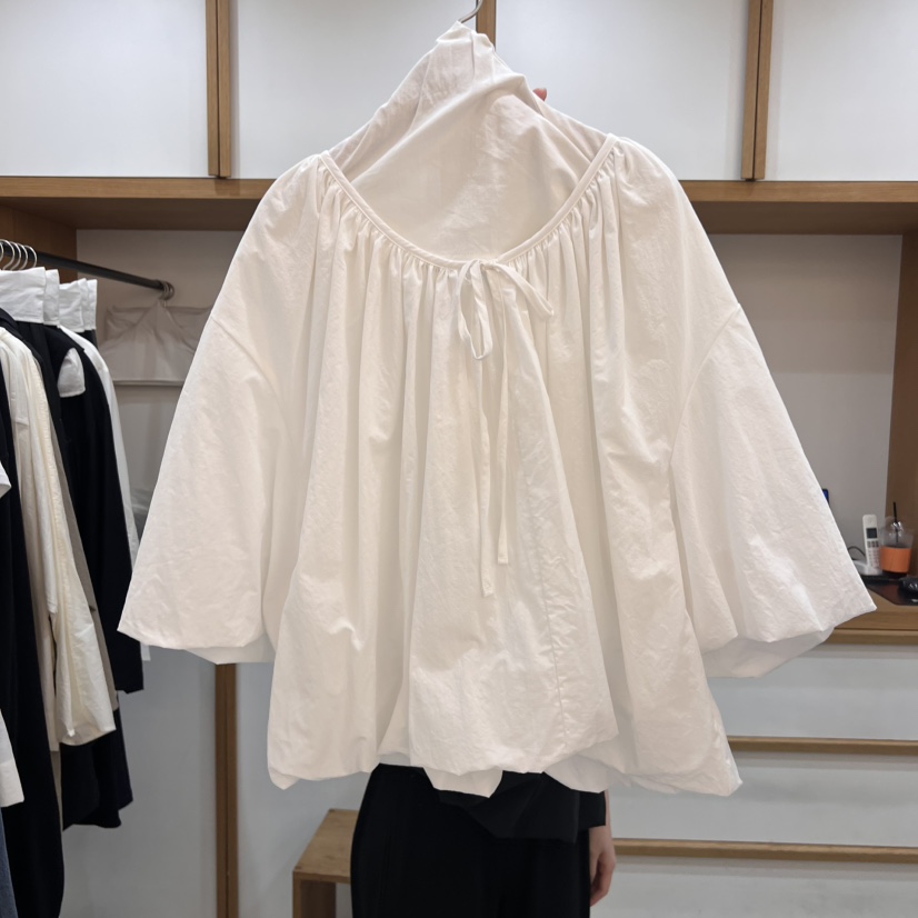 ARCHITEKT韓國代購㊣女裝新品職業真品25春夏推薦襯衫蕾絲衫ARCHITEKT襯衫/蕾絲衫