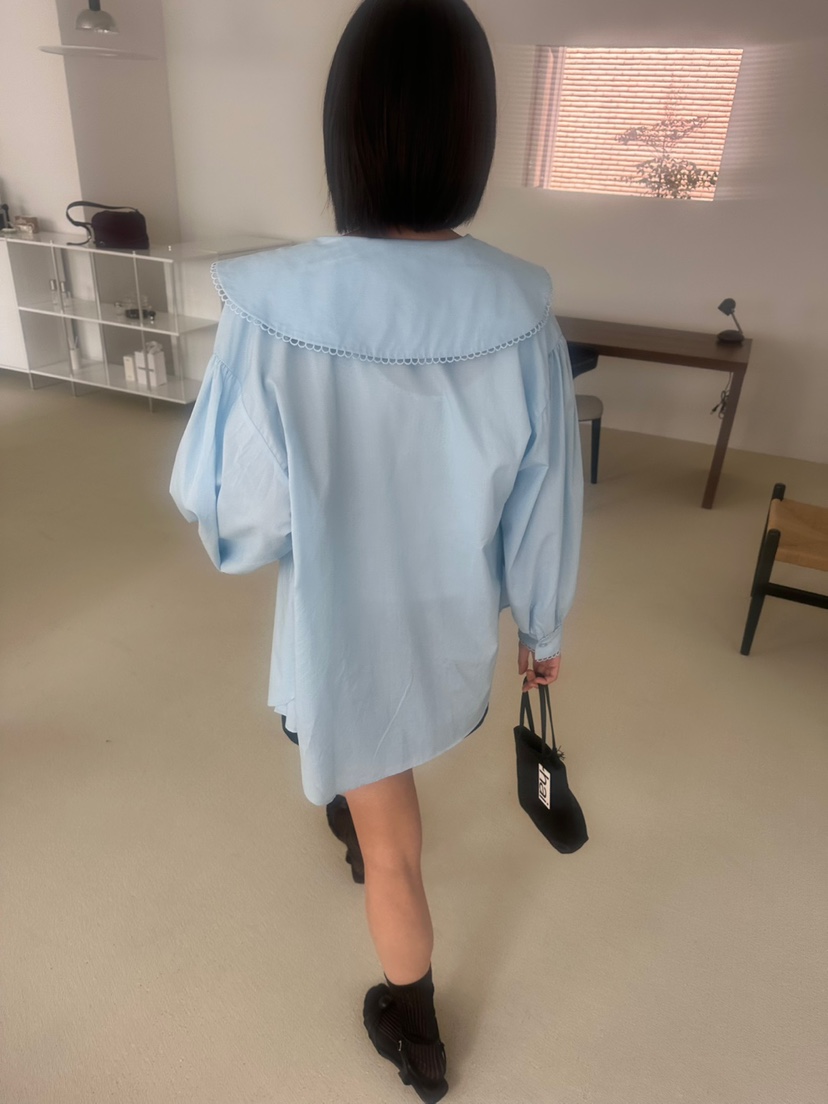 MURS韓國直郵㊣女裝新品推薦熱賣真品職業人氣時尚襯衫蕾絲衫MURS襯衫/蕾絲衫