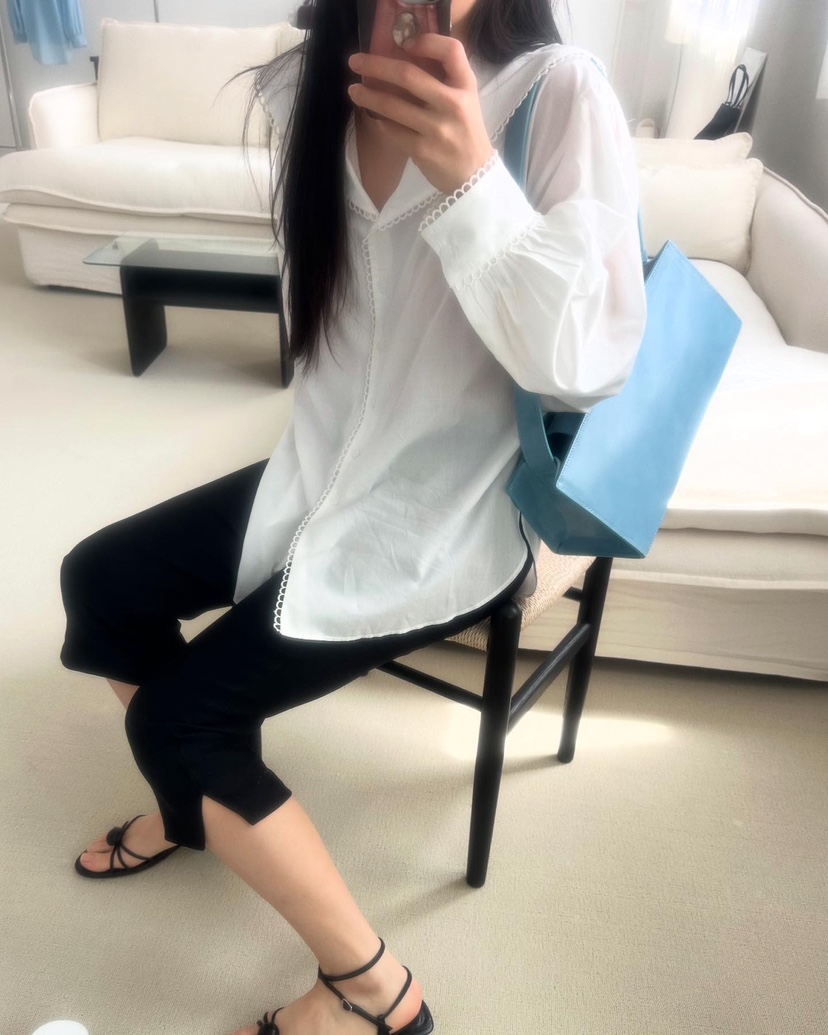 MURS韓國直郵㊣女裝新品推薦熱賣真品職業人氣時尚襯衫蕾絲衫MURS襯衫/蕾絲衫