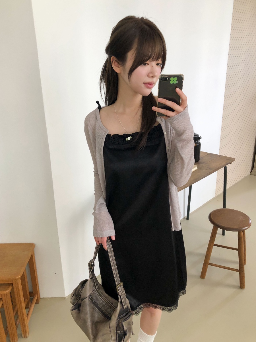 MURS韓國代購㊣女裝新品推薦人氣真品時尚25春夏休閑連衣裙MURS連衣裙