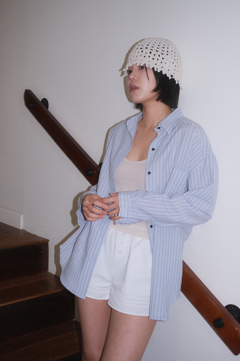 MURS東大門㊣代購女士新品人氣時尚推薦25春夏職業襯衫蕾絲衫MURS襯衫/蕾絲衫