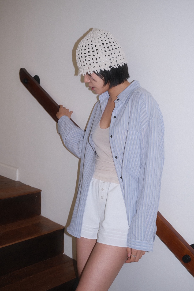 MURS東大門㊣代購女士新品人氣時尚推薦25春夏職業襯衫蕾絲衫MURS襯衫/蕾絲衫