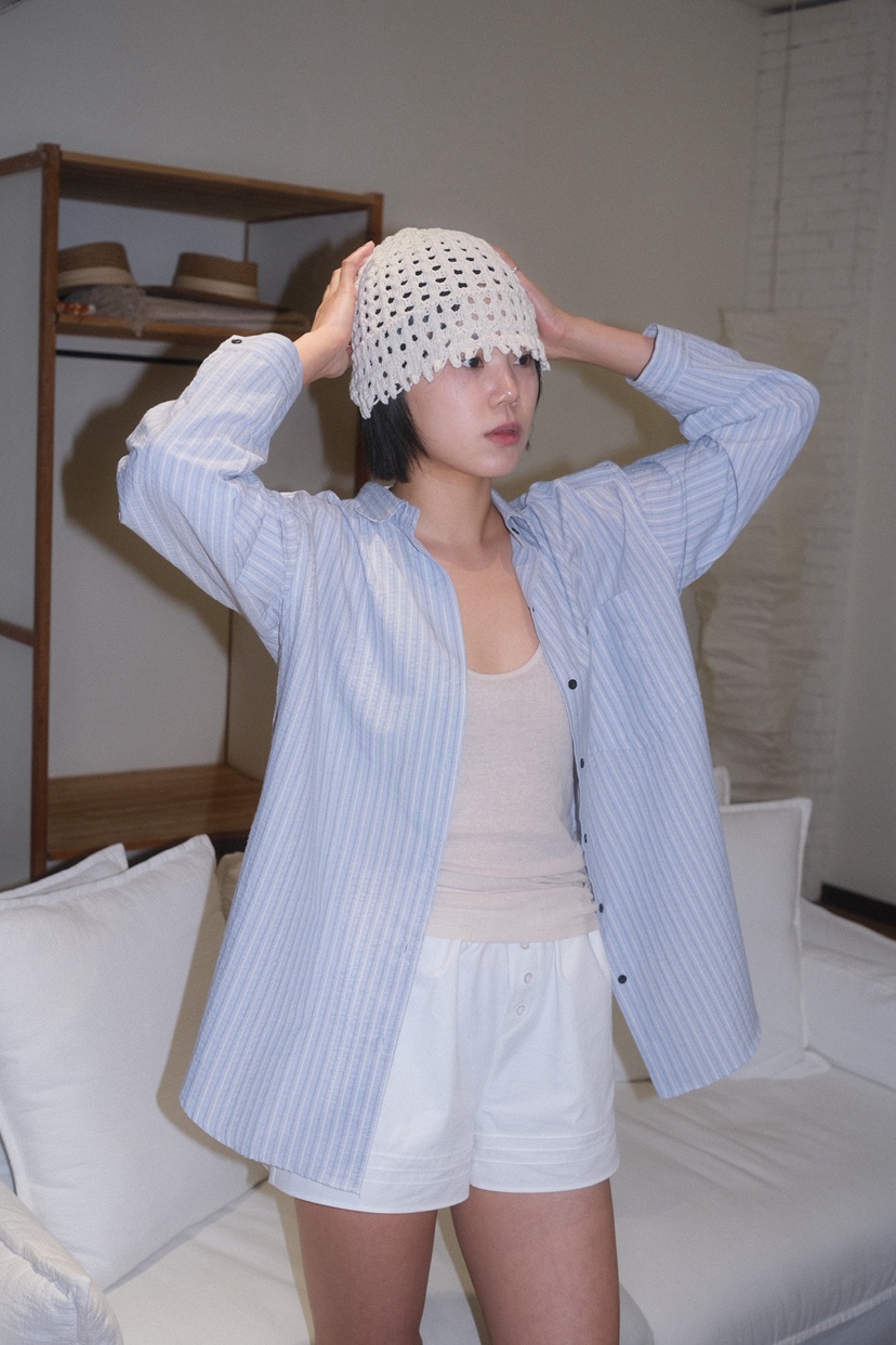 MURS東大門㊣代購女士新品人氣時尚推薦25春夏職業襯衫蕾絲衫MURS襯衫/蕾絲衫