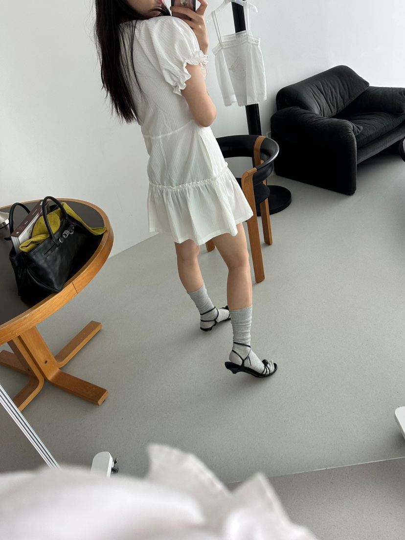 MURS韓國代購㊣女裝新品休閑時尚25春夏職業人氣熱賣連衣裙MURS連衣裙