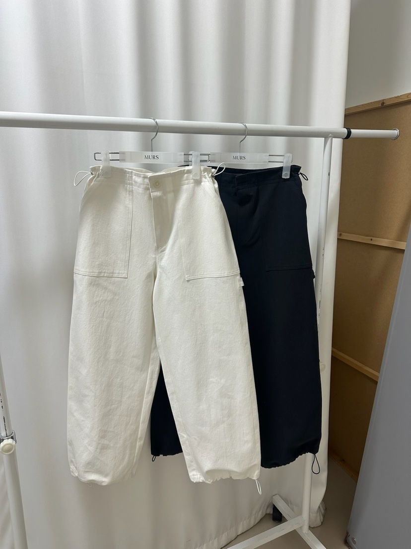 MURS東大門㊣直郵女士新款25春夏休閑真品推薦時尚熱賣休閑褲MURS休閑褲圖色2左二色