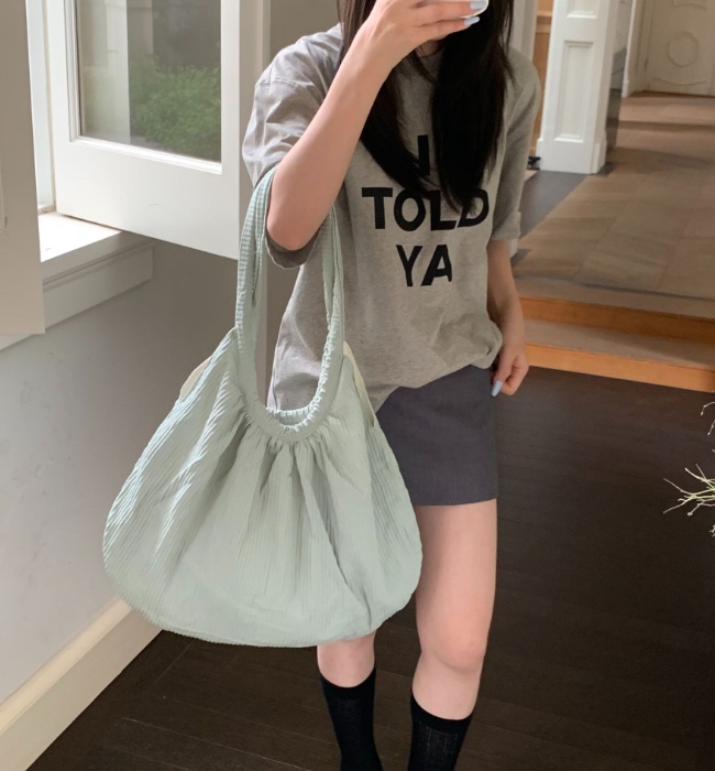 POSH BLUE韓國代購㊣女士新款時尚職業熱賣25春夏單肩斜跨包POSH BLUE單肩/斜跨包