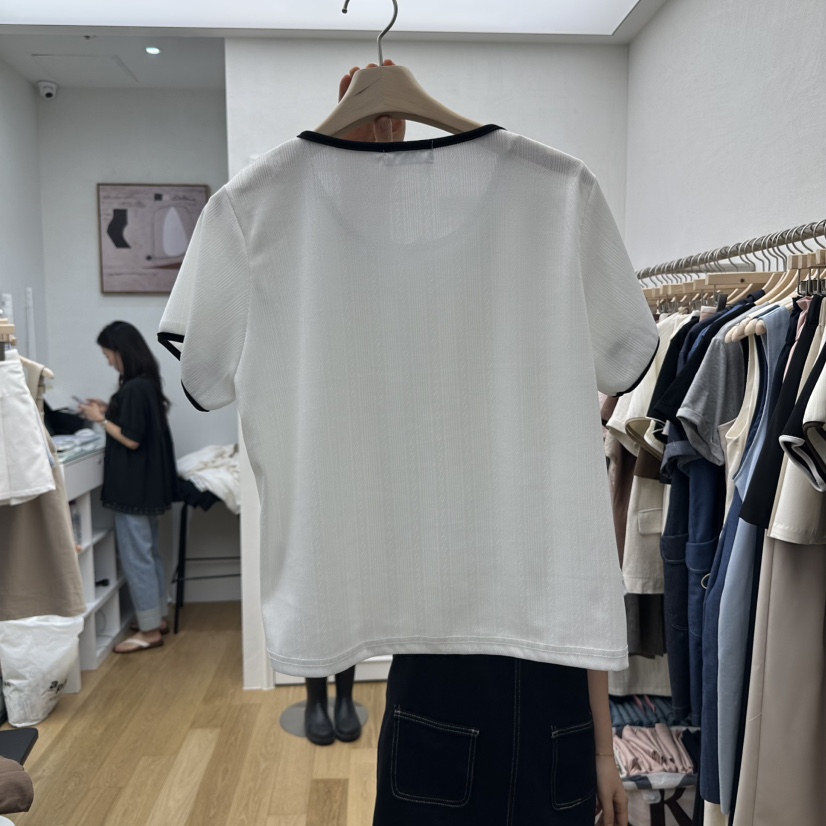 RE:FRESH-L韓國直郵㊣女士新款職業時尚休閑人氣真品熱賣T恤RE:FRESHT恤