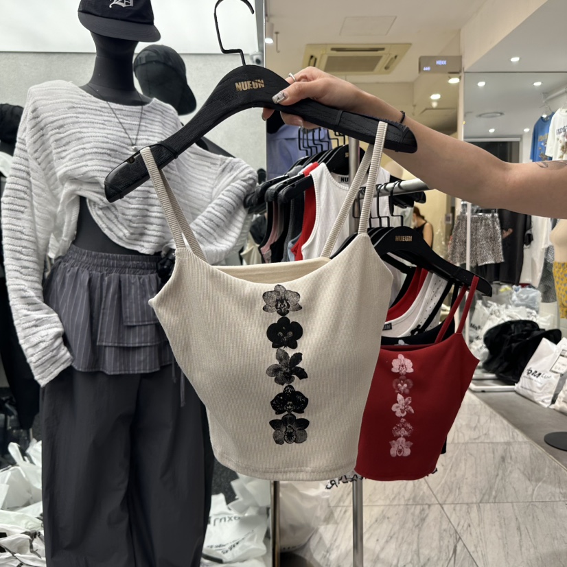 NUEUN韓國直郵㊣女士新款職業休閑真品人氣熱賣時尚吊帶背心NUEUN/SEEOT吊帶/背心圖色2
