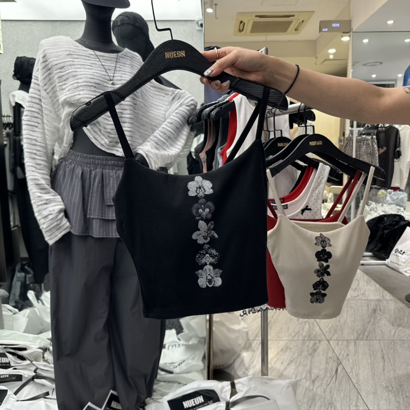 NUEUN韓國直郵㊣女士新款職業休閑真品人氣熱賣時尚吊帶背心NUEUN/SEEOT吊帶/背心圖色4
