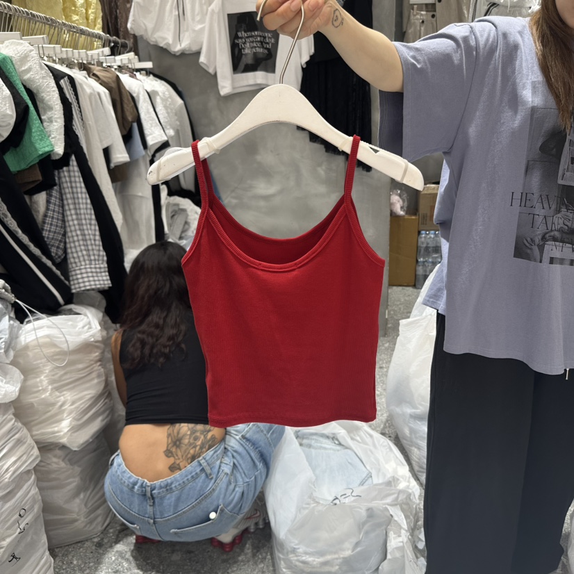 A-DEL韓國代購㊣女裝新品職業時尚推薦25春夏熱賣吊帶背心A-DEL吊帶/背心