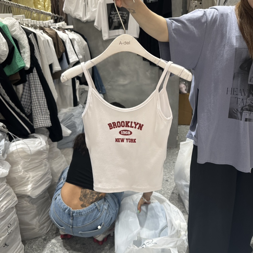 A-DEL韓國代購㊣女裝新品職業時尚推薦25春夏熱賣吊帶背心A-DEL吊帶/背心