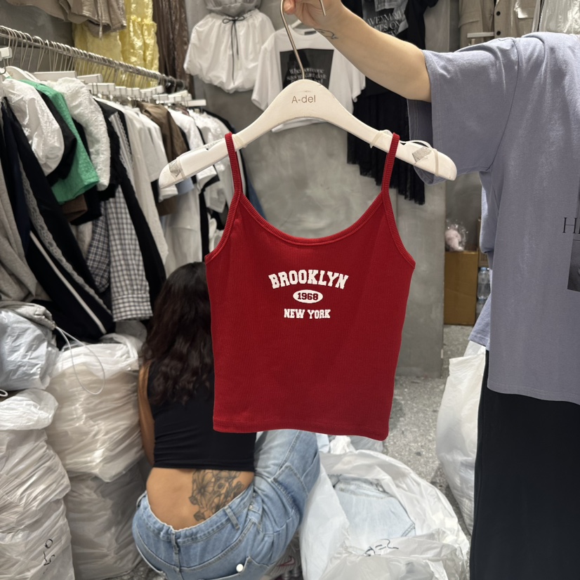 A-DEL韓國代購㊣女裝新品職業時尚推薦25春夏熱賣吊帶背心A-DEL吊帶/背心圖色3