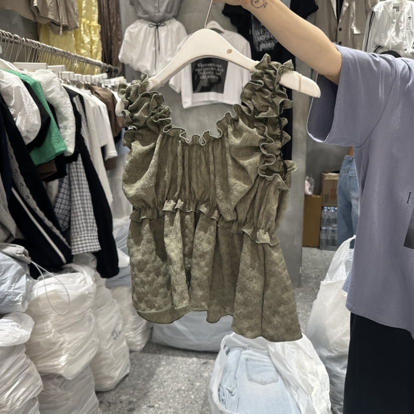 A-DEL東大門㊣直郵女裝新品真品休閑推薦熱賣職業吊帶背心A-DEL吊帶/背心