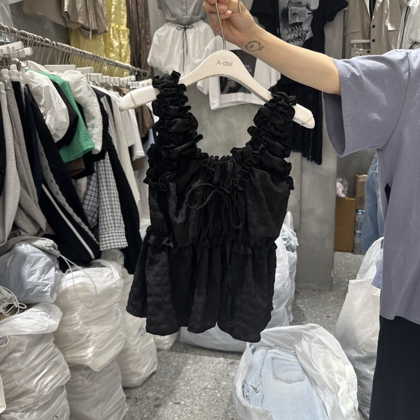 A-DEL東大門㊣直郵女裝新品真品休閑推薦熱賣職業吊帶背心A-DEL吊帶/背心圖色3