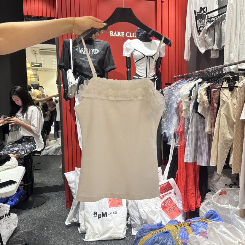 RARE CLOSET東大門㊣代購女士新款職業人氣推薦25春夏吊帶背心RARE CLOSET吊帶/背心