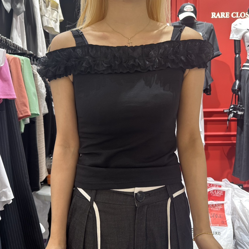 RARE CLOSET東大門㊣代購女士新款職業人氣推薦25春夏吊帶背心RARE CLOSET吊帶/背心圖色2