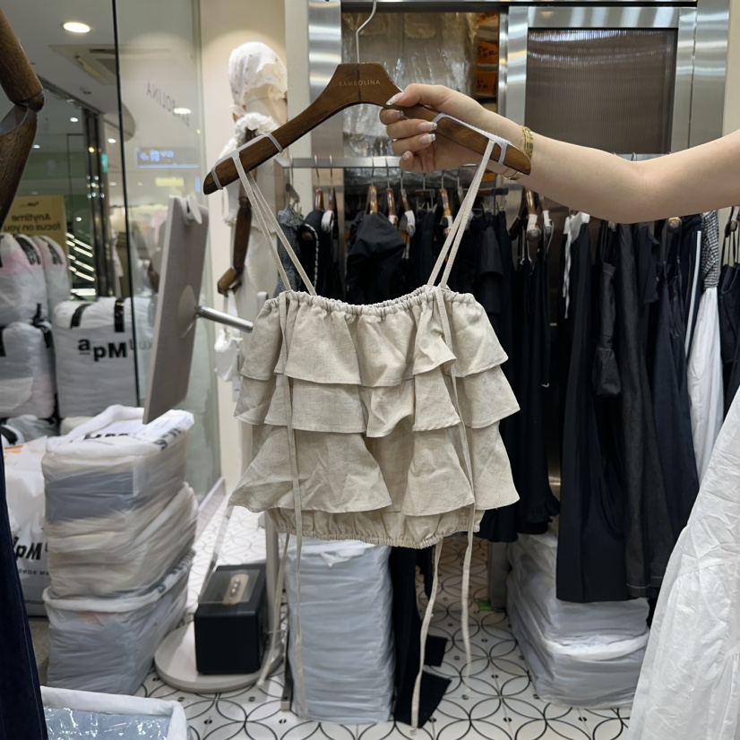 BAMBOLINA東大門㊣實拍女裝新品休閑推薦職業人氣真品吊帶背心BAMBOLINA吊帶/背心圖色2