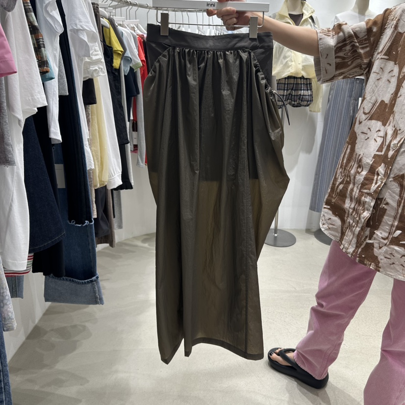 INNI東大門㊣代購女裝新款休閑時尚推薦25春夏人氣熱賣長裙inni長裙圖色2