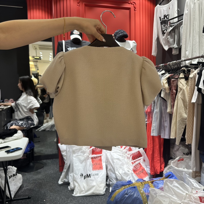 RARE CLOSET韓國代購㊣女裝新品人氣熱賣時尚職業夾克粗花呢RARE CLOSET夾克
