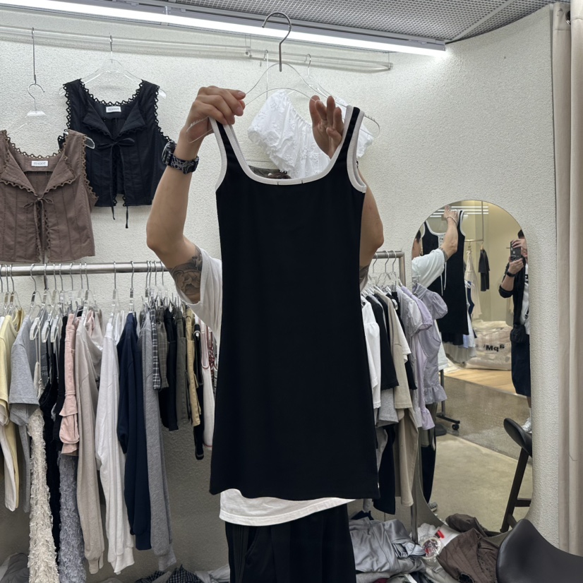 MAGOT韓國代購㊣女士新款真品推薦人氣25春夏時尚職業連衣裙IIIΛGOT/MAGOT連衣裙