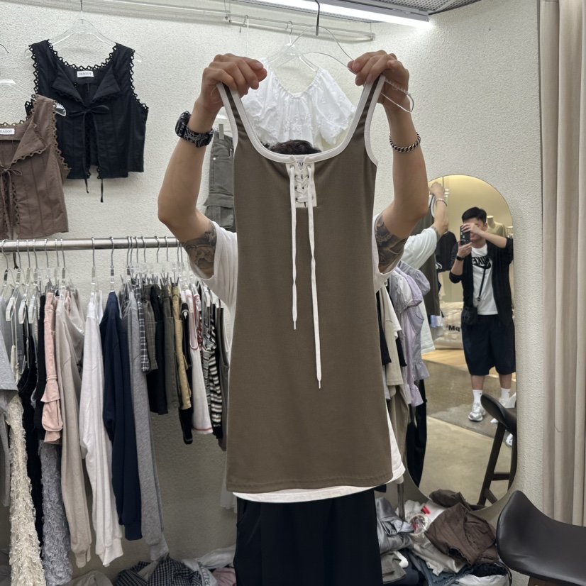 MAGOT韓國代購㊣女士新款真品推薦人氣25春夏時尚職業連衣裙IIIΛGOT/MAGOT連衣裙