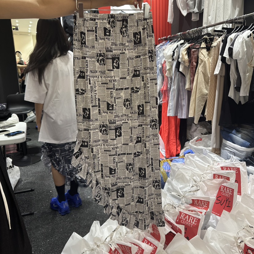 RARE CLOSET東大門㊣實拍女裝新款人氣休閑真品推薦時尚長裙RARE CLOSET長裙